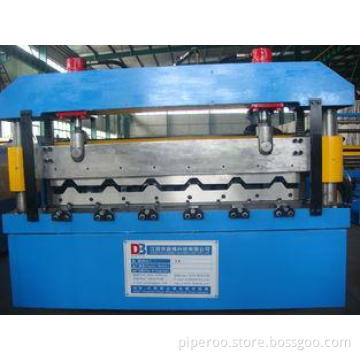 Power 5.5kw Roof Panel Tile Roll Forming Machine With Pull